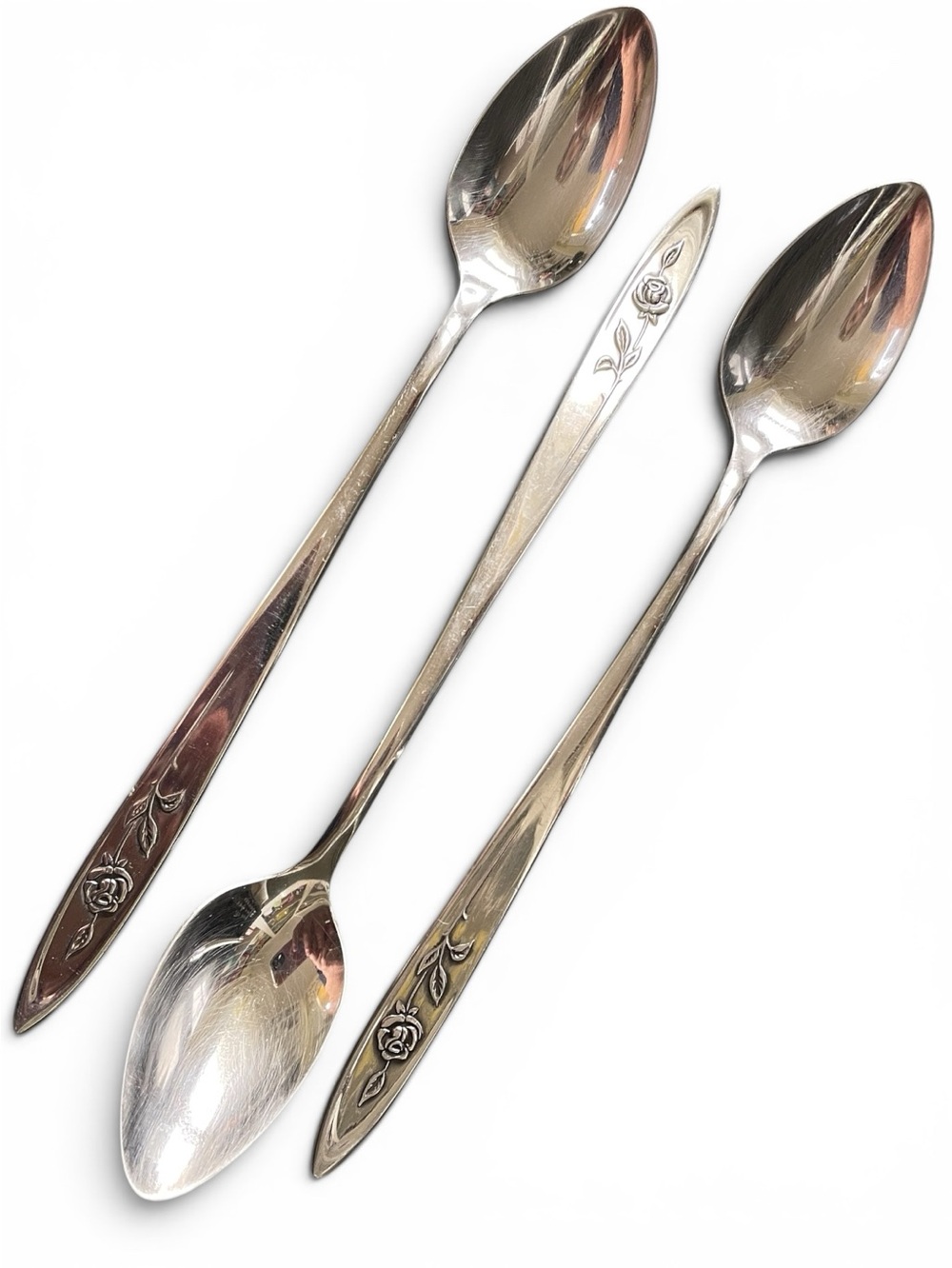 Oneida Community ice tea spoons, set of 3